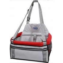 Transpet Cadeira Para Transporte Em Automoveis - Cinza com Vermelho Transpet Cadeira Para Transporte Em Automoveis - Cinza com Vermelho